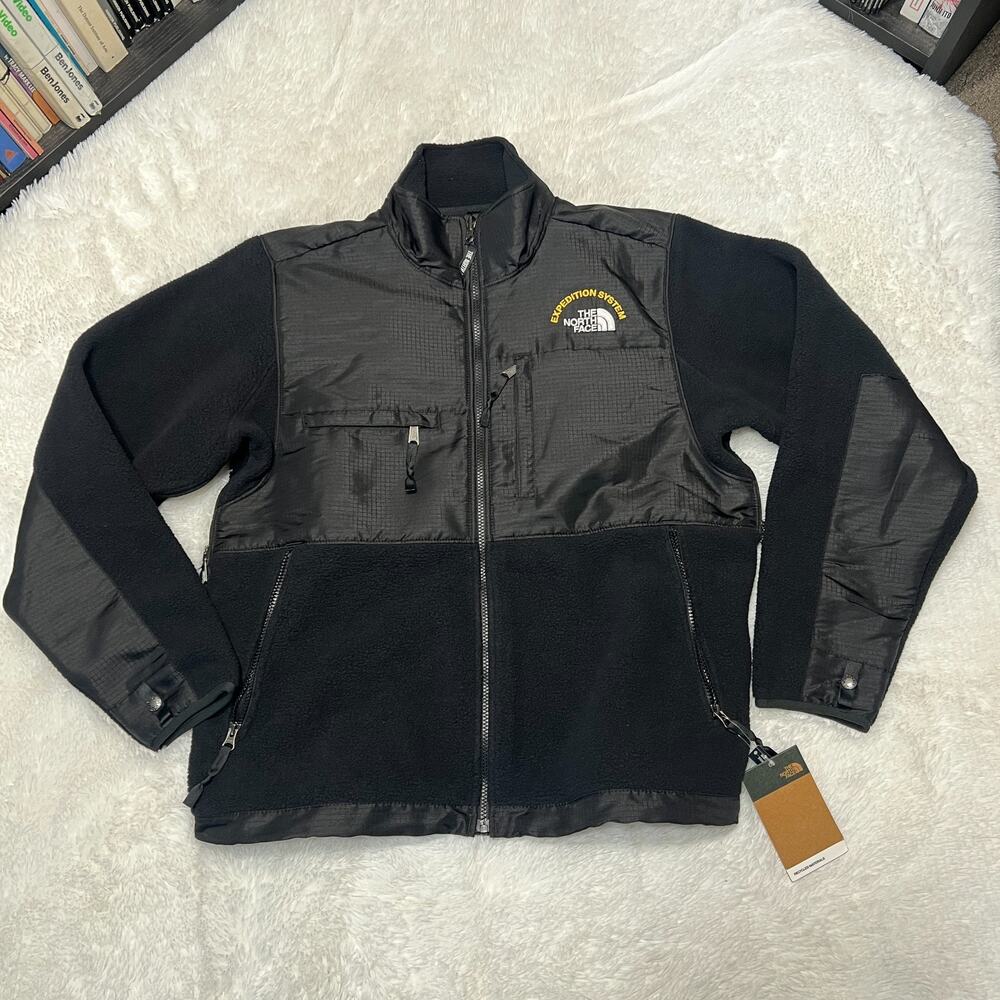 THE NORTH FACE RETRO DENALI EXPEDITION SYSTEM JACKET BLACK FLEECE